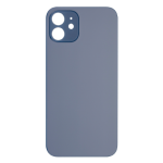 Back Glass Compatible for iPhone 12 (Large Camera Hole) (Aftermarket) - Blue